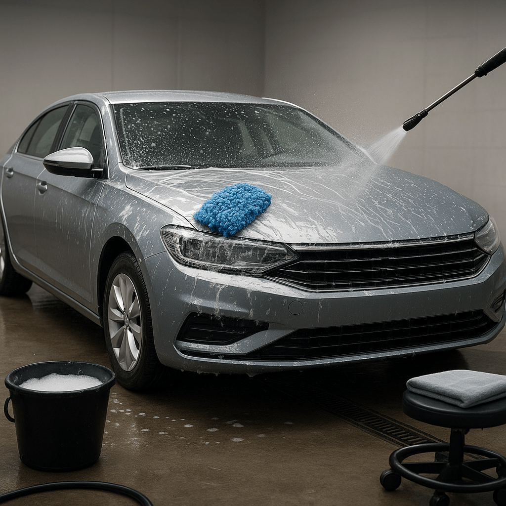 Professionelle Autowäsche und Detailing